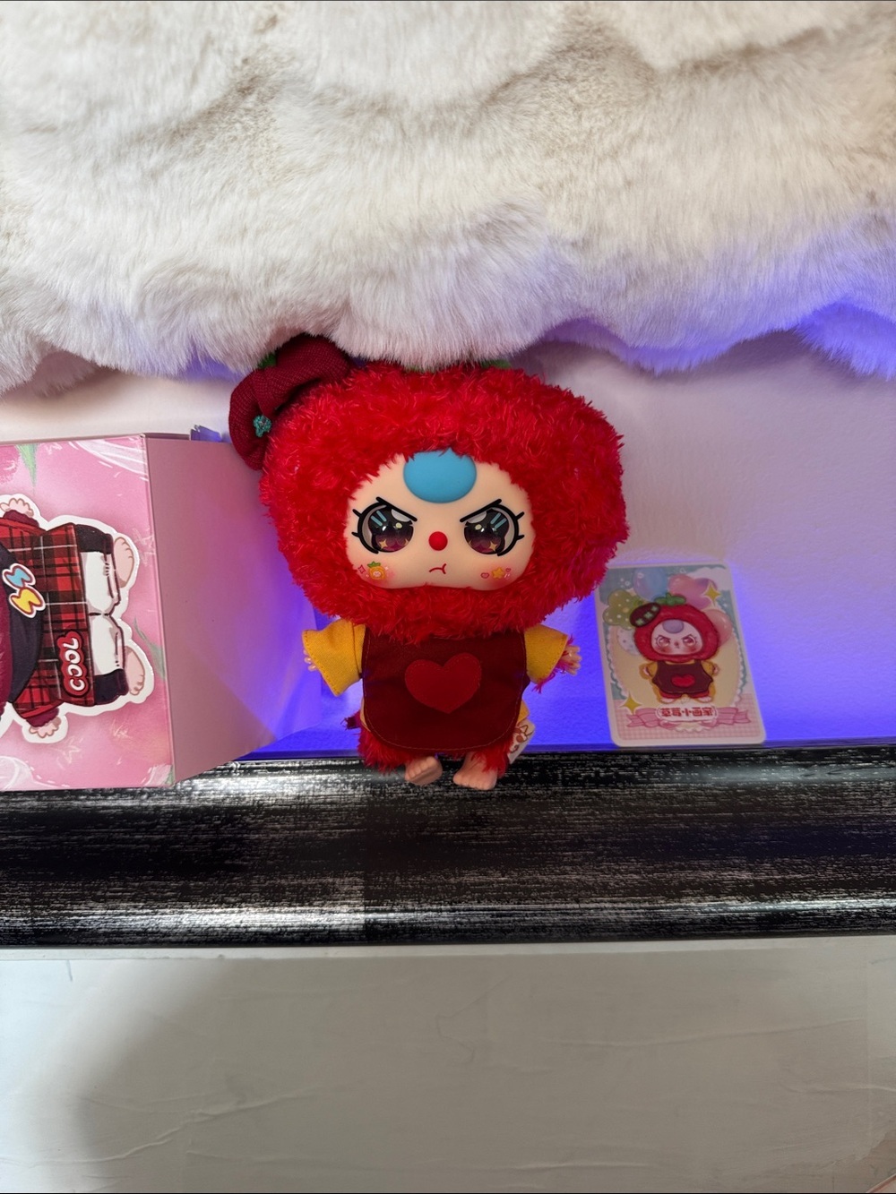 Baby 3 professional dreamer Strawberry Plush bag key chain and possibly toy
